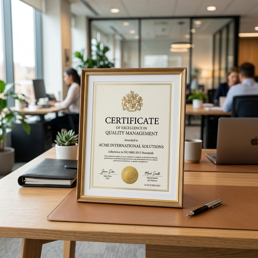 Yeni Kalite Belgelerimiz Yayınlandı (ISO 9001:2015)